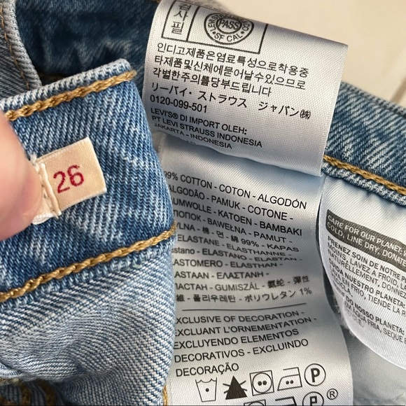 Levi’s Wedgie premiun quality Jeans size 26 vintage style - Picture 10 of 11